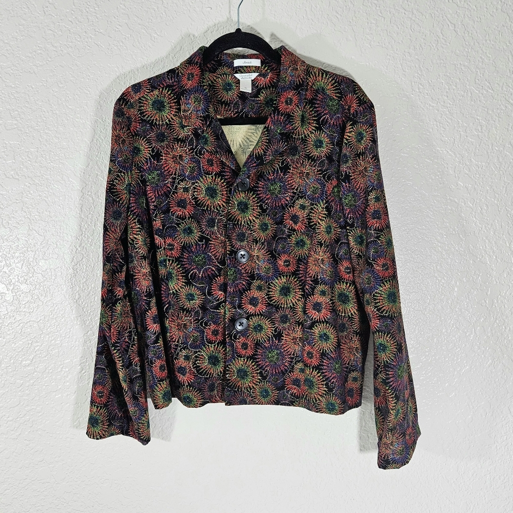 - Christopher & Banks Geometric Pattern Jacket